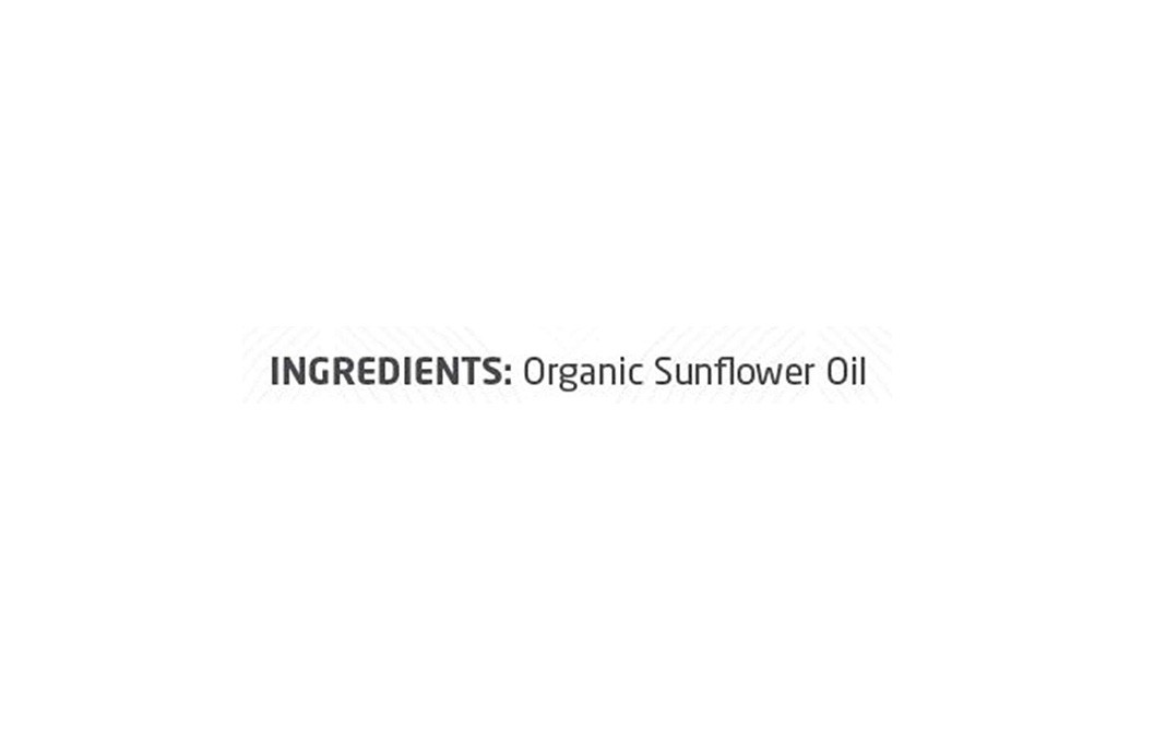 Nouriza Organic Sunflower Cold Pressed Oil   Glass Bottle  1 litre